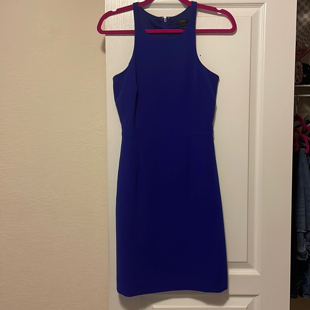Jcrew size 0 blue dress